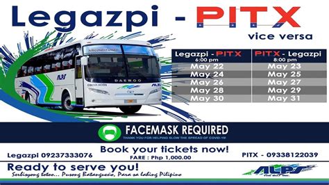 bus from manila to legazpi
